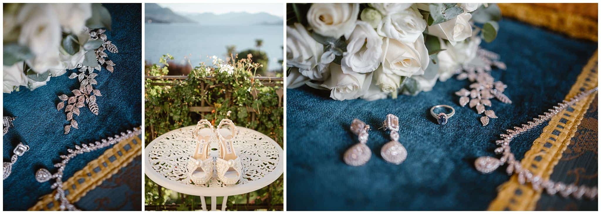 Bridal accessories for a Lake Maggiore Wedding
